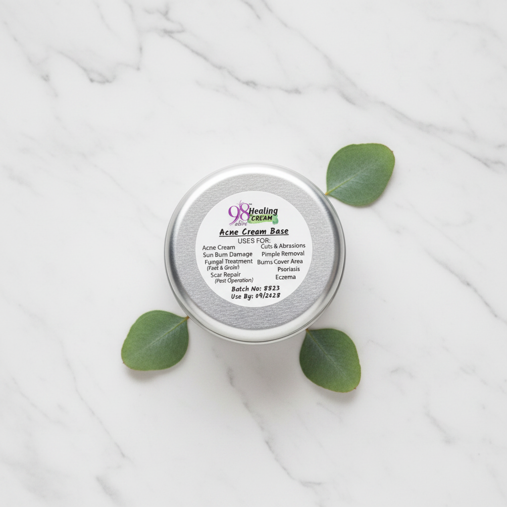 98 Alive Healing Cream - Label Readable Top Down