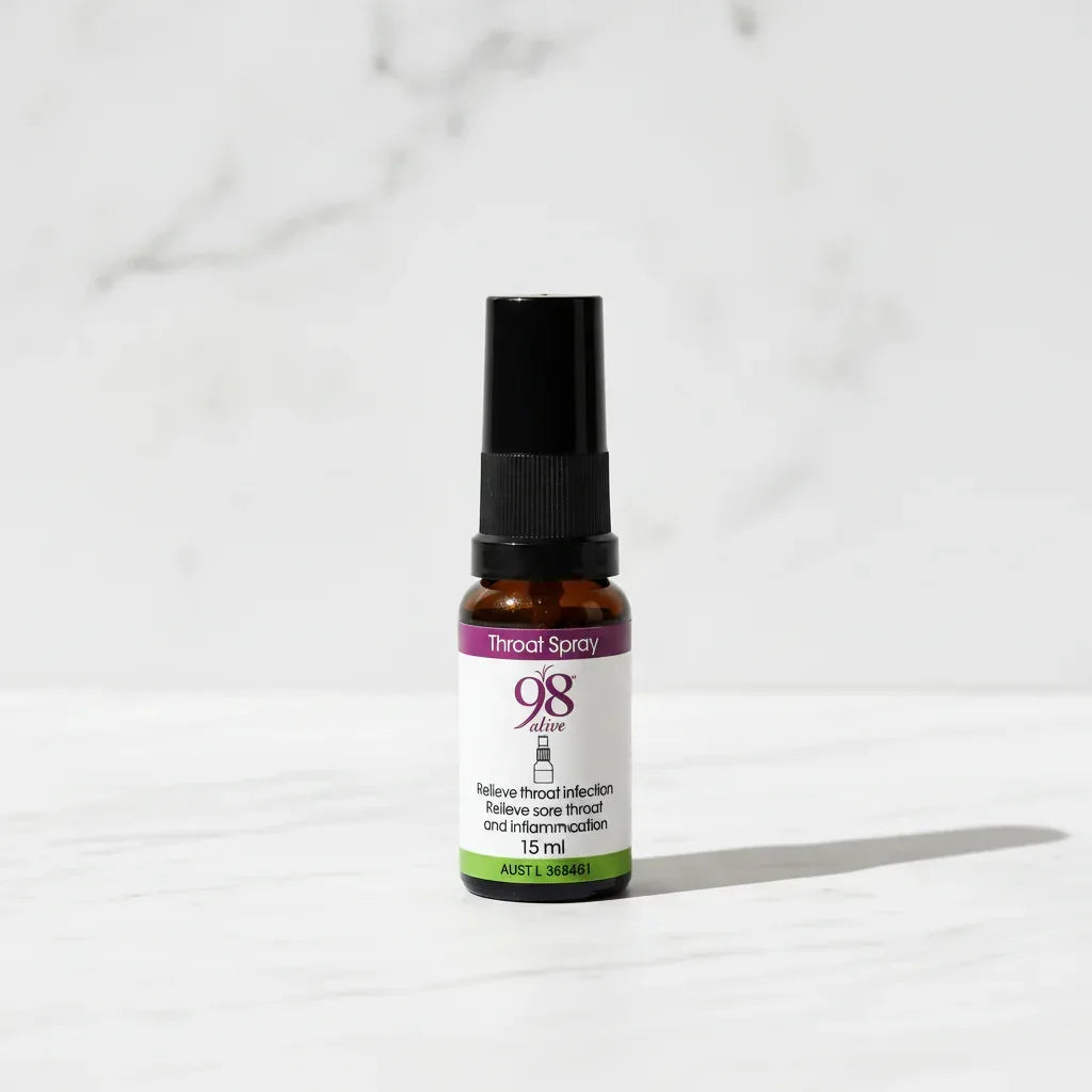 98 Alive Throat Spray - White Marble